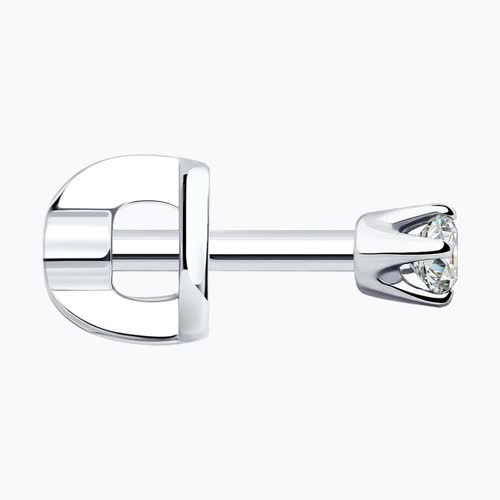 cерьга из серебро — вид 3