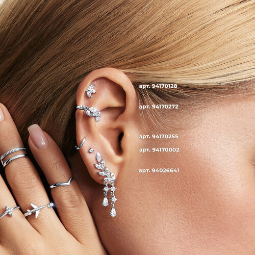 cерьга из серебро — вид 4