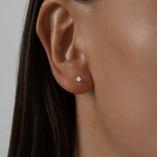 cерьга из серебро — вид 5