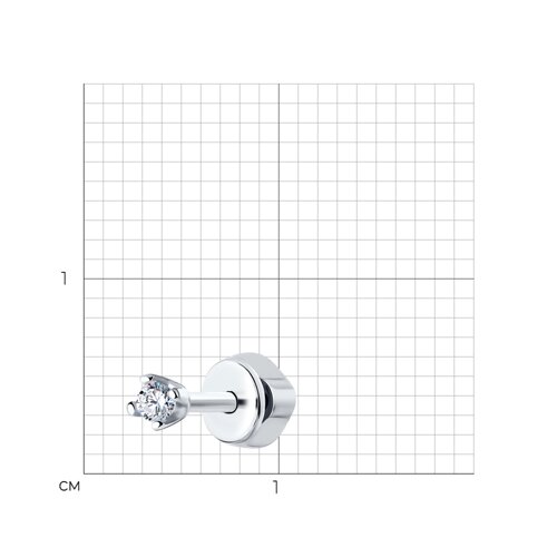 cерьга из серебро — вид 7