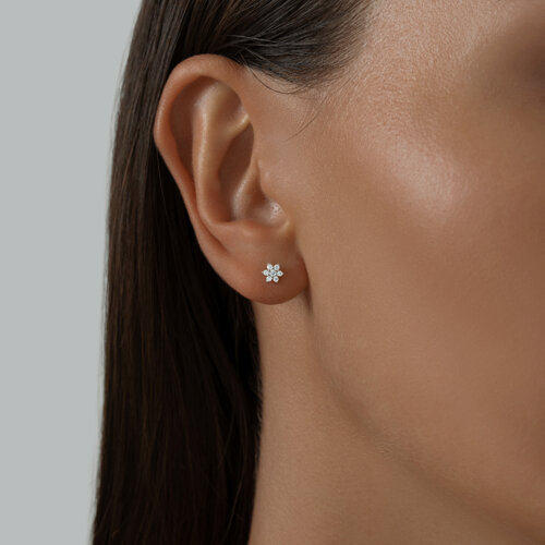 cерьга из серебро — вид 3