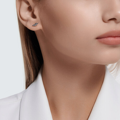 Серьга из серебра из серебро — вид 3