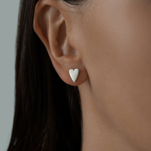 Серьга одиночная из серебра из серебро — вид 3