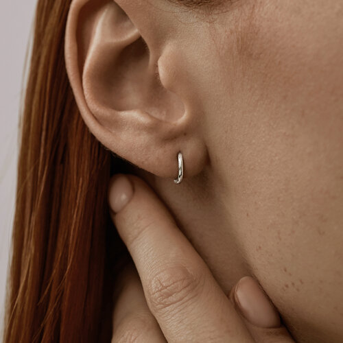 Серьга из серебра из серебро — вид 4