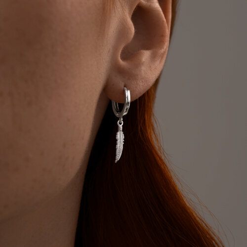 Серьга из серебра из серебро — вид 2