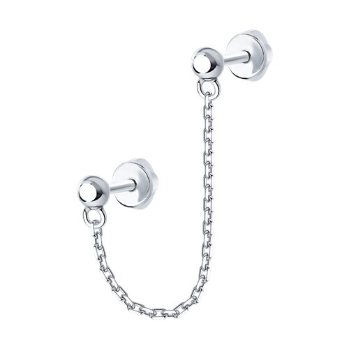 Серьга из серебра - видео