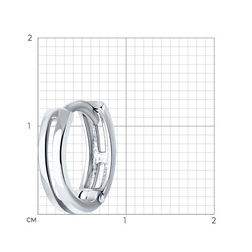 cерьга из серебро — вид 3