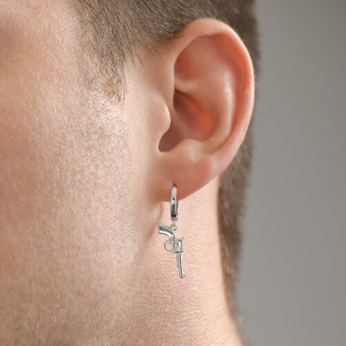 Серьга из серебра из серебро — вид 2