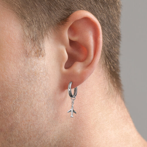 Серьга из серебра из серебро — вид 2