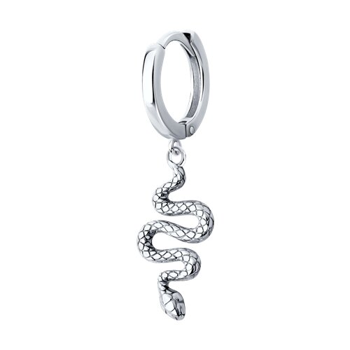 Серьга из серебра из серебро