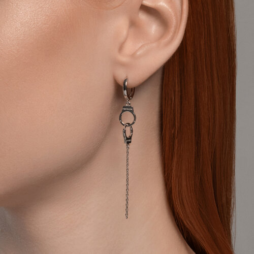 Серьга из серебра из серебро — вид 2