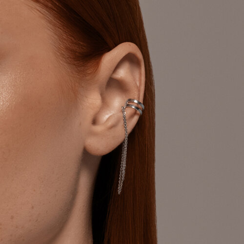 Серьга из серебра из серебро — вид 2