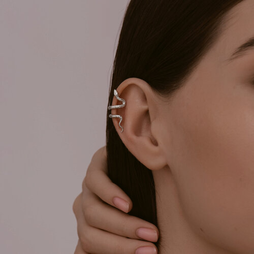 cерьга из серебро — вид 2