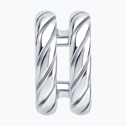 Серьга из серебра из серебро — вид 2