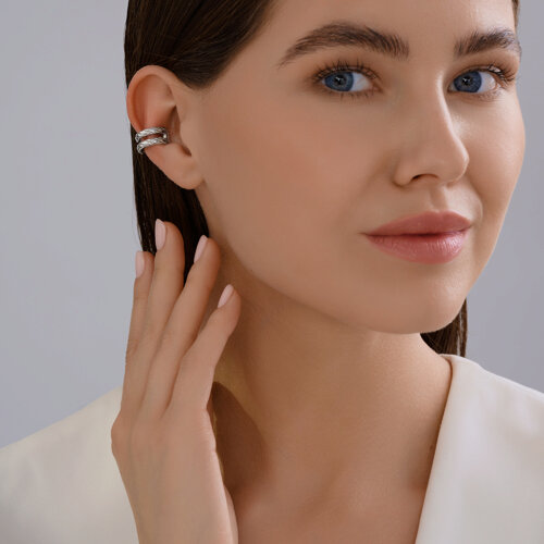 Серьга из серебра из серебро — вид 5