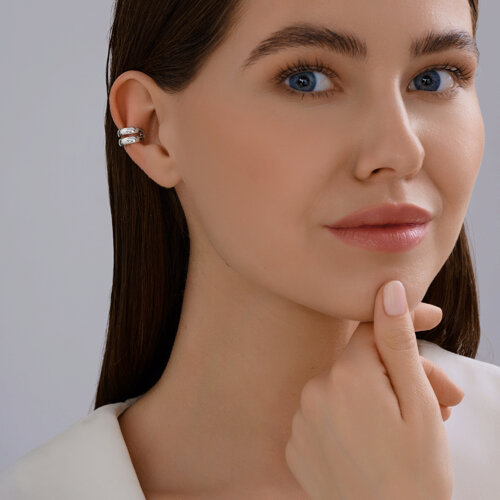 Серьга из серебра из серебро — вид 4