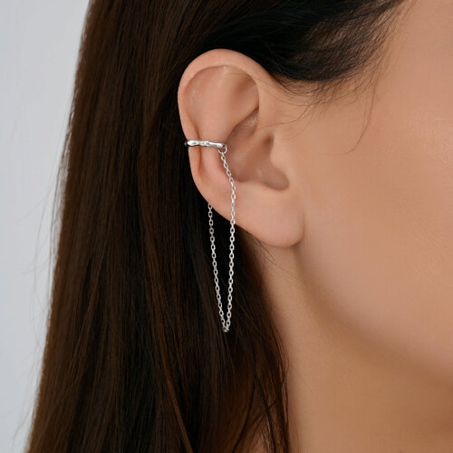 Серьга из серебра из серебро — вид 3