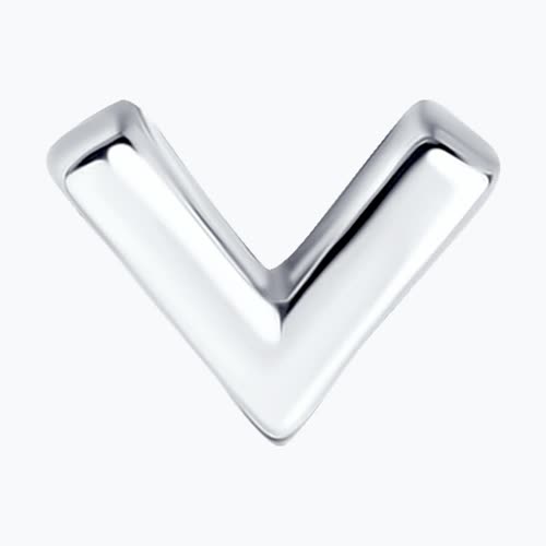 Серьга из серебра из серебро — вид 2