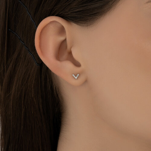 Серьга из серебра из серебро — вид 4