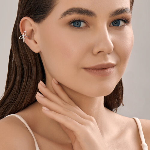 Серьга из серебра из серебро — вид 4