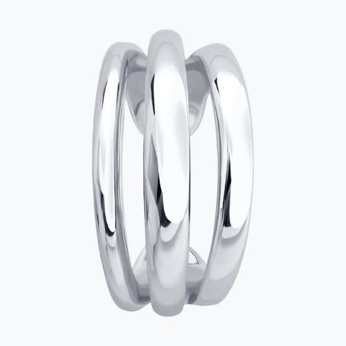 Серьга из серебра из серебро — вид 2