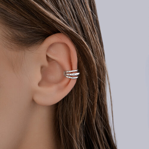 Серьга из серебра из серебро — вид 4