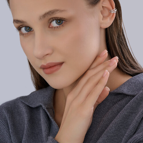 Серьга из серебра из серебро — вид 5