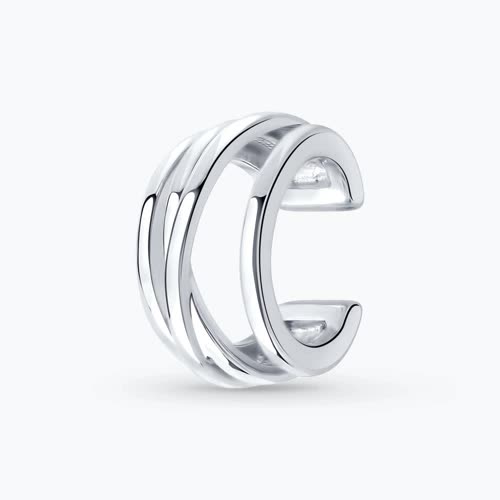 Серьга из серебра - видео на модели