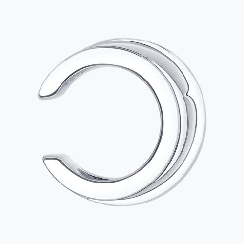 Серьга из серебра из серебро — вид 3