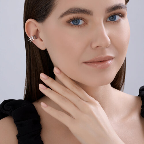 Серьга из серебра из серебро — вид 5