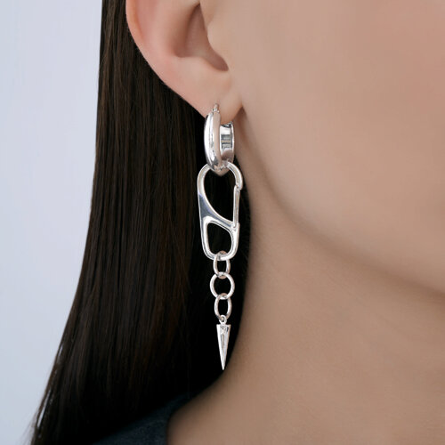 Серьга из серебра из серебро — вид 4