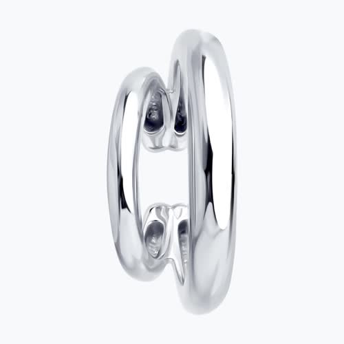 Серьга из серебра из серебро — вид 2