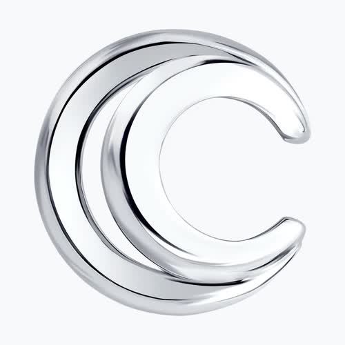 Серьга из серебра из серебро — вид 2