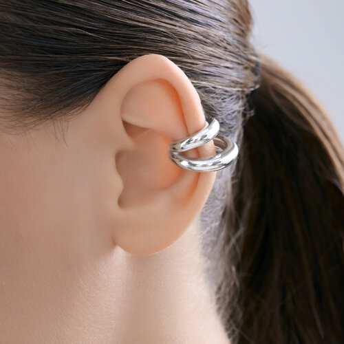 Серьга из серебра из серебро — вид 3