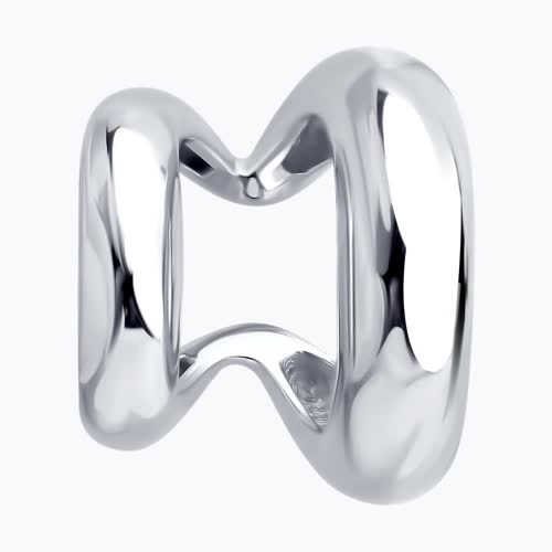 Серьга из серебра из серебро — вид 2