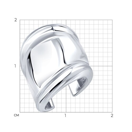 Серьга из серебра из серебро — вид 6