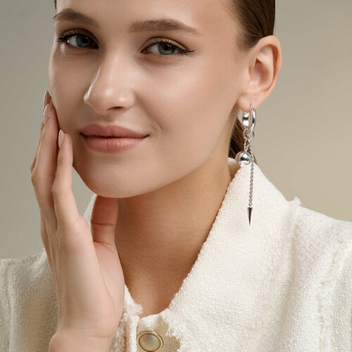 Серьга из серебра из серебро — вид 3