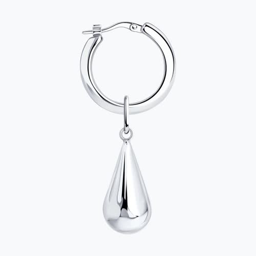 Серьга из серебра из серебро — вид 3