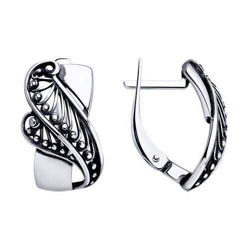 Серьги из серебра