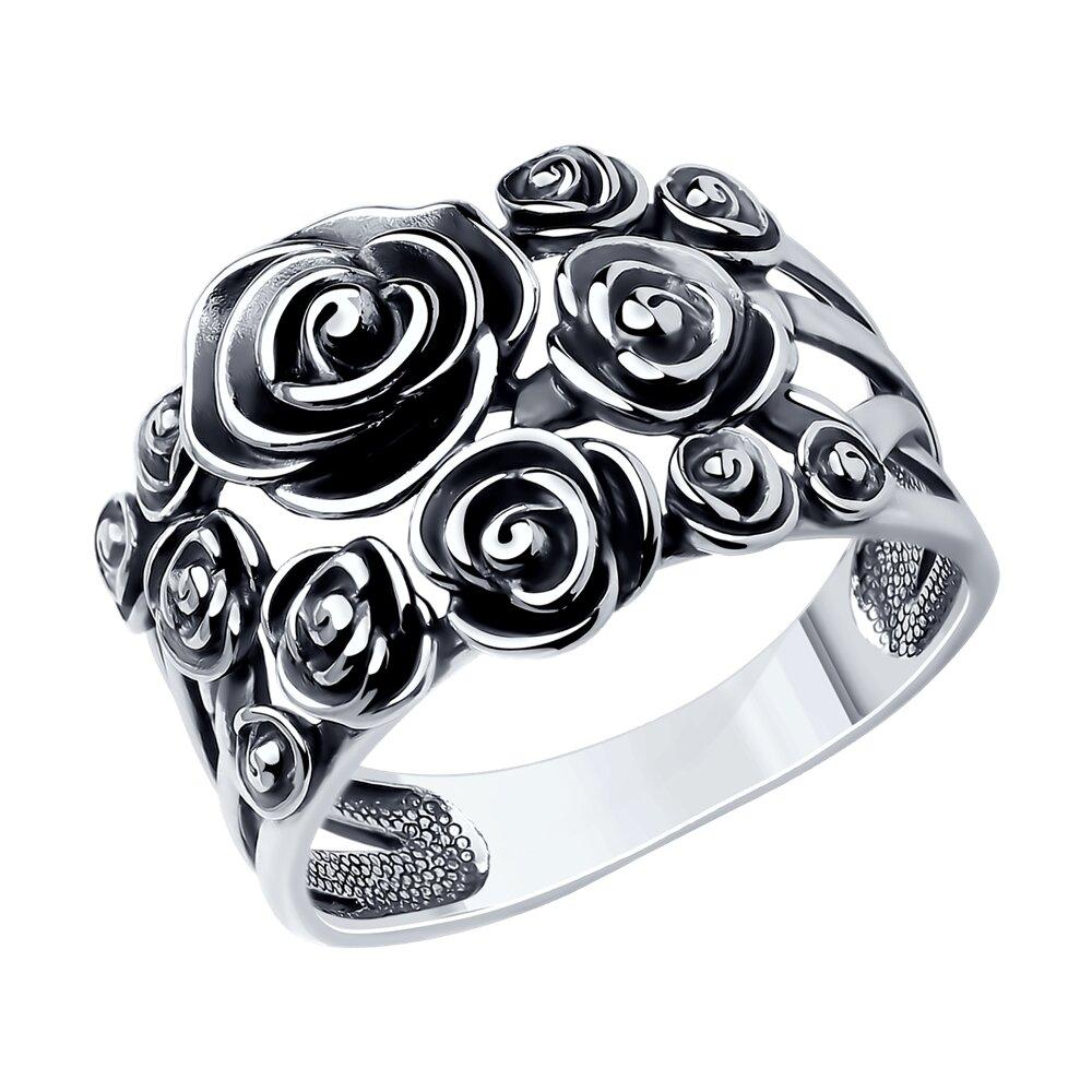 Кольцо из чернёного серебра - видео на модели