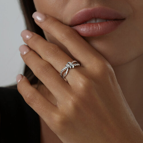 Кольцо из серебра из серебро — вид 3