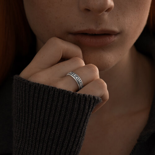 Кольцо из серебра из серебро — вид 3