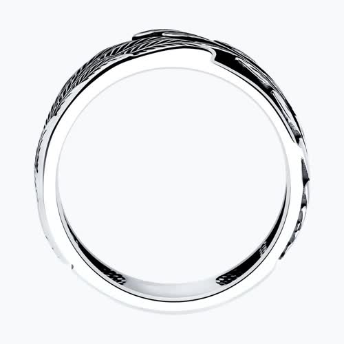 Кольцо из серебра из серебро — вид 3