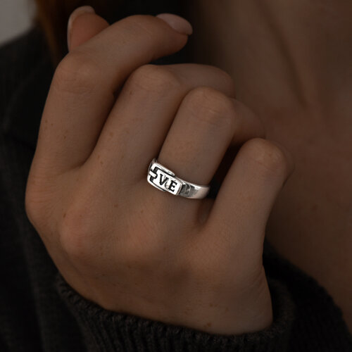 Кольцо из серебра из серебро — вид 2