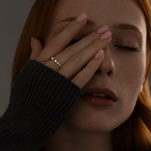 Кольцо из серебра из серебро — вид 4