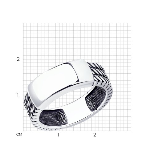 кольцо из серебро — вид 3