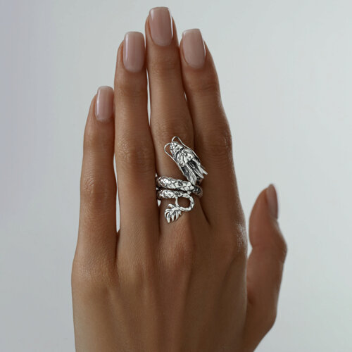 Кольцо из серебра из серебро — вид 4