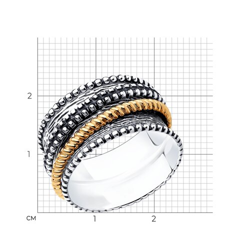 Кольцо из серебра из серебро — вид 4