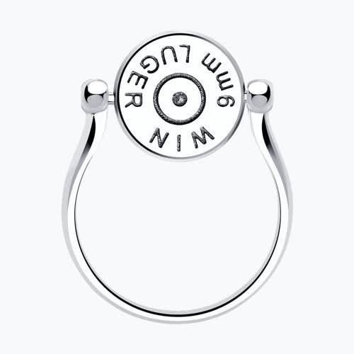 Кольцо из серебра из серебро — вид 3