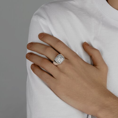 Кольцо из серебра из серебро — вид 3